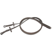 Harry's Horse Zügel Leder mit Gummi-Unterseite Braun Harry's Horse Zügel Leder mit Gummi-Unterseite Braun