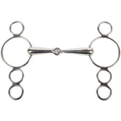 Harry's Horse Vierfachringtrense 3 zusätzliche Ringe Harry's Horse Vierfachringtrense 3 zusätzliche Ringe