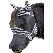 HKM Fliegenmaske Zebra Schwarz/Weiß HKM Fliegenmaske Zebra Schwarz/Weiß