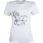 HKM T-Shirt Geometrical Horse Weiß HKM T-Shirt Geometrical Horse Weiß