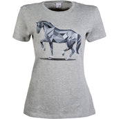 HKM T-Shirt Graphical Horse Hellgrau/Melange HKM T-Shirt Graphical Horse Hellgrau/Melange