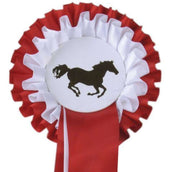 HKM Turnierschleife 2 Schichten Rot/Weiß HKM Turnierschleife 2 Schichten Rot/Weiß