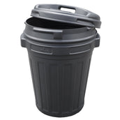 Agradi Futtertonne mit Drehverschluß 70L Schwarz Agradi Futtertonne mit Drehverschluß 70L Schwarz