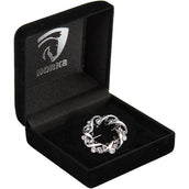 HORKA Plastron Nadel Crown Schwarz/Silber HORKA Plastron Nadel Crown Schwarz/Silber