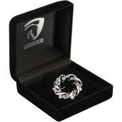 HORKA Plastron Nadel Crown Schwarz/Silber HORKA Plastron Nadel Crown Schwarz/Silber