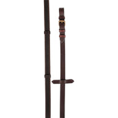 HORKA Anti-Rutsch Zügel mit Stops braun/gold HORKA Anti-Rutsch Zügel mit Stops braun/gold