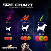 Dog Comets Ball Stardust Grün Dog Comets Ball Stardust Grün