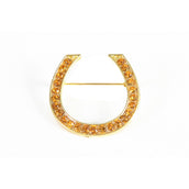 HORKA Plastron Nadel Hufeisen Gold HORKA Plastron Nadel Hufeisen Gold