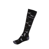 HORKA Socken Pferde Schwarz/Grau HORKA Socken Pferde Schwarz/Grau
