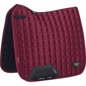 LeMieux Schabracke Loire Classic Satin Square Dressur Mulberry LeMieux Schabracke Loire Classic Satin Square Dressur Mulberry