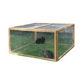 Kerbl Auslauf Vario Holz mit Loch Kerbl Auslauf Vario Holz mit Loch