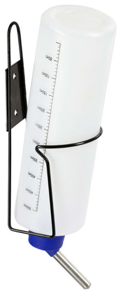 Kerbl Trinkflasche mit Halter aus Metall Kerbl Trinkflasche mit Halter aus Metall