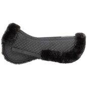 Kavalkade Sattelunterlage mit Lammfell Schwarz Kavalkade Sattelunterlage mit Lammfell Schwarz