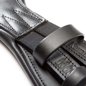 Kavalkade Dressurgurt Casper Oiled Leather mit Gummizug Schwarz Kavalkade Dressurgurt Casper Oiled Leather mit Gummizug Schwarz