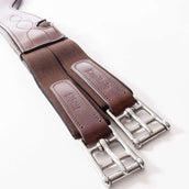 Kavalkade Dressurgurt Atlas Oiled Leather mit Gummizug Braun Kavalkade Dressurgurt Atlas Oiled Leather mit Gummizug Braun