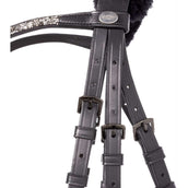 Kavalkade Zaum Ivella Faux Fur Schwarz/Lack/Schwarz Kavalkade Zaum Ivella Faux Fur Schwarz/Lack/Schwarz