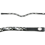 Kavalkade Stirnriemen Gebogen mit Steinen Grau Kavalkade Stirnriemen Gebogen mit Steinen Grau