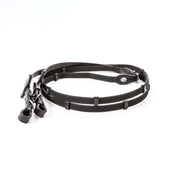 Kavalkade Zügel mit Stops 16mm Schwarz Kavalkade Zügel mit Stops 16mm Schwarz