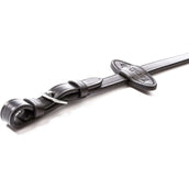 Kavalkade Zügel mit Stops 16mm Schwarz Kavalkade Zügel mit Stops 16mm Schwarz