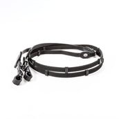 Kavalkade Zügel mit Stops 16mm Schwarz Kavalkade Zügel mit Stops 16mm Schwarz