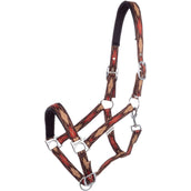 Kavalkade Halfter Classic Raute Braun/Hellbraun/Orange Kavalkade Halfter Classic Raute Braun/Hellbraun/Orange