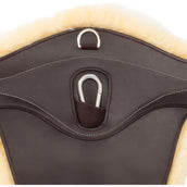 Kavalkade Sattelgurt Excellence mit Lammfell Braun Kavalkade Sattelgurt Excellence mit Lammfell Braun