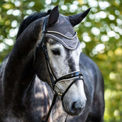 Kavalkade Fliegenhaube mit Strasssteinen Anthrazit Kavalkade Fliegenhaube mit Strasssteinen Anthrazit