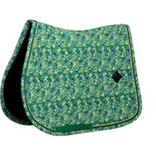 Kentucky Schabracke Velvet Paisley Garden Springen Grün/Navy Kentucky Schabracke Velvet Paisley Garden Springen Grün/Navy