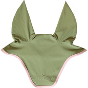 Kentucky Horsewear Fliegenhaube Wellington Softshell Khaki/Altrosa Kentucky Horsewear Fliegenhaube Wellington Softshell Khaki/Altrosa