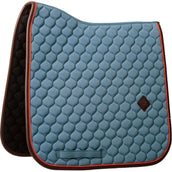Kentucky Horsewear Schabracke Onion Quilt Leather Neon Dressur Blau Kentucky Horsewear Schabracke Onion Quilt Leather Neon Dressur Blau
