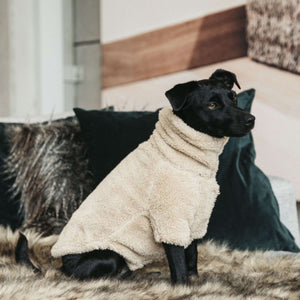 Kentucky Hunde Sweater Teddy Fleece Beige Kentucky Hunde Sweater Teddy Fleece Beige