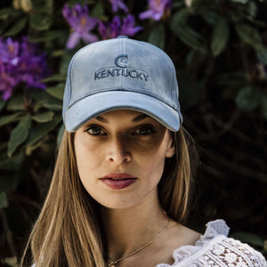 Kentucky Cap Velvet Hellblau Kentucky Cap Velvet Hellblau