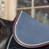 Kentucky Sattelunterleger Halfpad Anatomic Absorb Navy/White/Brown Kentucky Sattelunterleger Halfpad Anatomic Absorb Navy/White/Brown