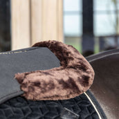 Kentucky Sattelunterleger Halfpad Anatomic Absorb Sheepskin Braun/Schwarz Kentucky Sattelunterleger Halfpad Anatomic Absorb Sheepskin Braun/Schwarz