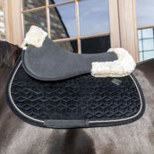 Kentucky Sattelunterleger Halfpad Anatomic Absorb Sheepskin Schwarz/Natur Kentucky Sattelunterleger Halfpad Anatomic Absorb Sheepskin Schwarz/Natur