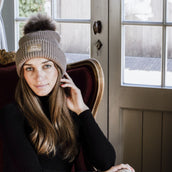 Kentucky Mütze Pompom Beige Kentucky Mütze Pompom Beige