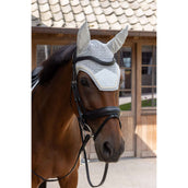 Kentucky Fliegenhaube Wellington Velvet Pied de Poule Grau/Weiß Kentucky Fliegenhaube Wellington Velvet Pied de Poule Grau/Weiß