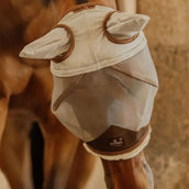 Kentucky Fliegenmaske Skin Friendly mit Ohren Silber Kentucky Fliegenmaske Skin Friendly mit Ohren Silber