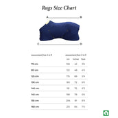 Kentucky Quarter Rug All Weather 160g Navy Kentucky Quarter Rug All Weather 160g Navy