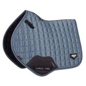 LeMieux Schabracke Loire Classic Satin Square CC Ice Blue LeMieux Schabracke Loire Classic Satin Square CC Ice Blue
