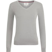 LeMieux Pullover Elite V-Neck Damen Grau LeMieux Pullover Elite V-Neck Damen Grau