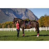 LeMieux Schabracke Loire Classic Dressur Navy/Cranberry LeMieux Schabracke Loire Classic Dressur Navy/Cranberry