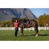 LeMieux Schabracke Loire Classic Dressur Navy/Cranberry LeMieux Schabracke Loire Classic Dressur Navy/Cranberry