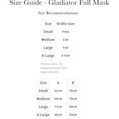 LeMieux Fliegenmaske Gladiator Full Grau LeMieux Fliegenmaske Gladiator Full Grau