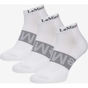LeMieux Socken Trainer 3 Pack Weiß LeMieux Socken Trainer 3 Pack Weiß