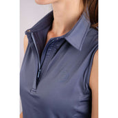 Montar Poloshirt Fiona Ärmellos Ozeanblau Montar Poloshirt Fiona Ärmellos Ozeanblau