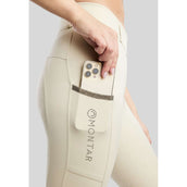 Montar Reitleggings MoGaia Full Grip Warm Light Grey Montar Reitleggings MoGaia Full Grip Warm Light Grey