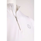 Montar Poloshirt Everly Crystal Logo Weiß Montar Poloshirt Everly Crystal Logo Weiß