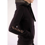 Montar Jacke Macie Rosegold Logo Schwarz Montar Jacke Macie Rosegold Logo Schwarz