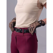 PS of Sweden Reithandschuhe Monogram Leather Braun PS of Sweden Reithandschuhe Monogram Leather Braun